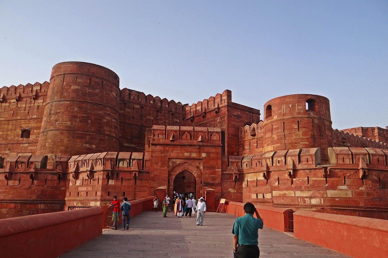 agra fort, unesco heritage site, castle, main entrance, historical, architecture, moghuls, pink sandstone, palace, fortification, agra, india, agra fort, agra fort, agra fort, agra fort, agra fort, agra, agra